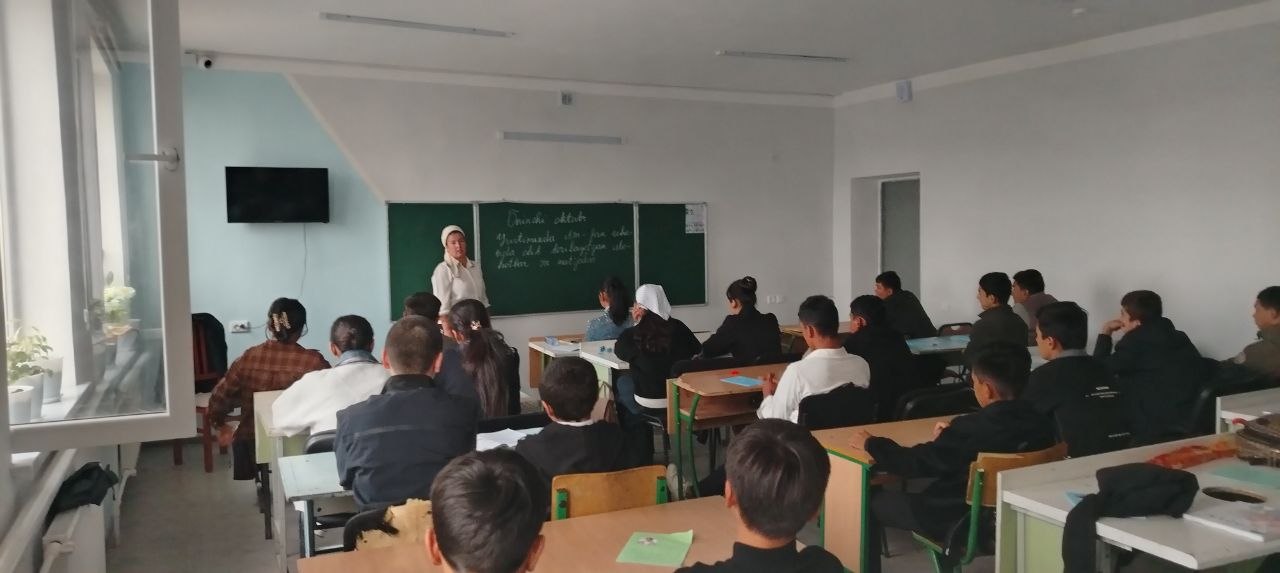 9-"A" sinfda " Ilm-fan va texnologiyalar"
