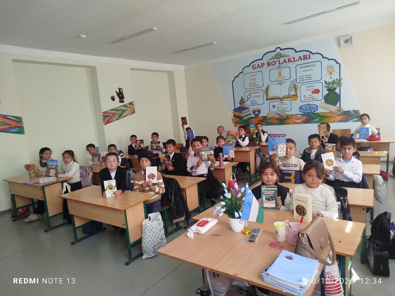 2- b sinf oʻquvchilari Kitob yarmarkasida faol ishtirok etishdi